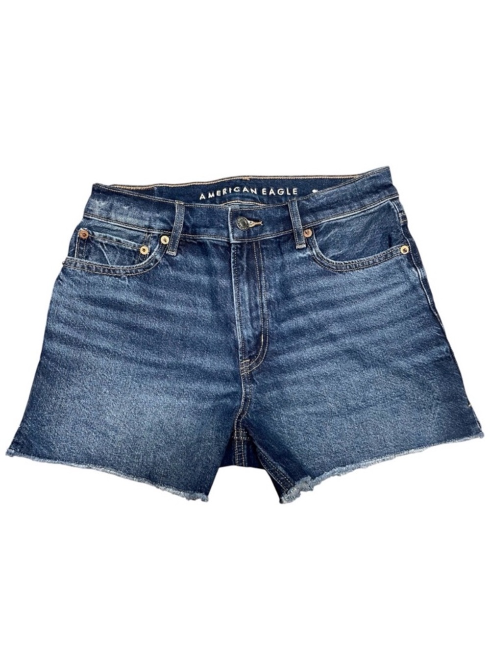 American Eagle Women’s Strigid Relaxed Shorts | Raw Hem | Size 2